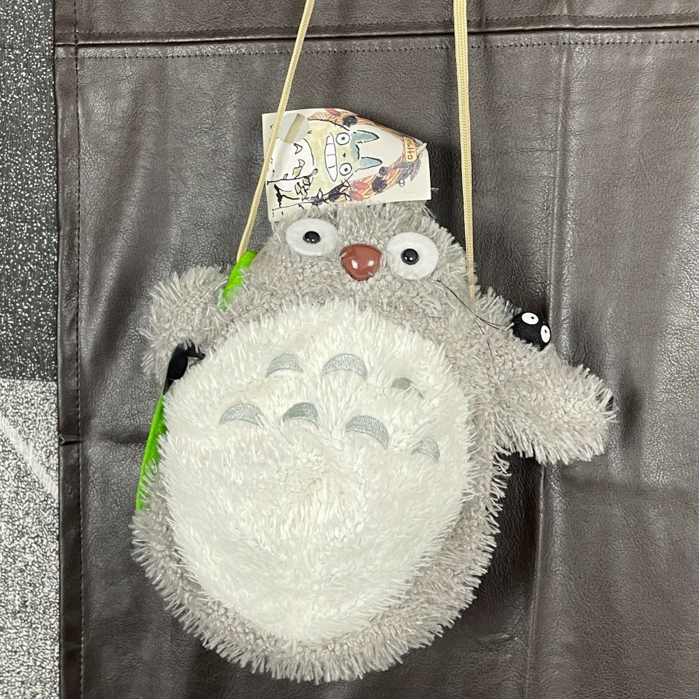 NWT totoro green gray mini bag purse